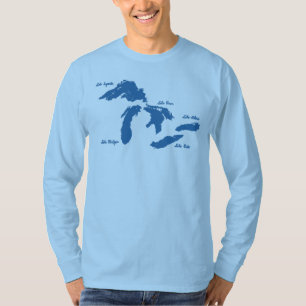 Große Seen Langschläfer-Shirt T-Shirt