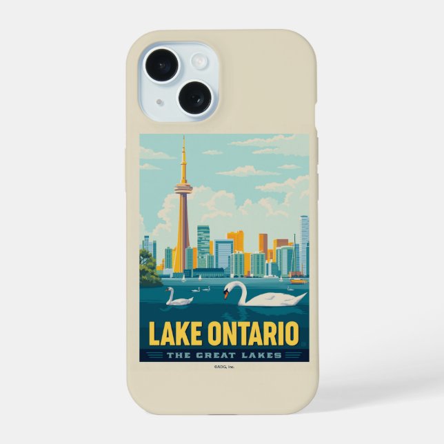 Große Seen | Ontario iPhone 15 Hülle (Rückseite)