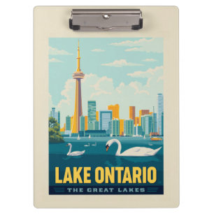 Große Seen Ontario Klemmbrett