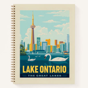 Große Seen Ontario Notizbuch