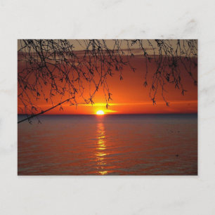 Große Seen Sunset by Bobby Mikul Postkarte