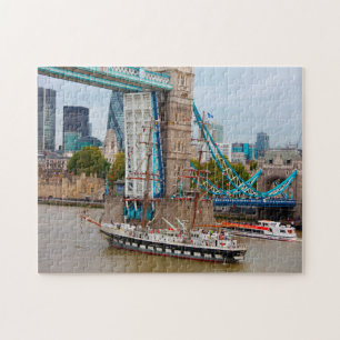 Große Segelschiffe Themse London. Puzzle