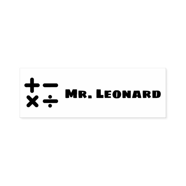 GROSSE, selbstbewusste Briefmarke des Lehrers Permastempel (Design)