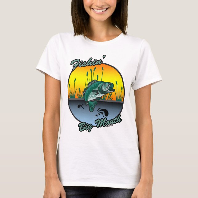 Große Shirts der Maul- und Seefischerei (Vorderseite)