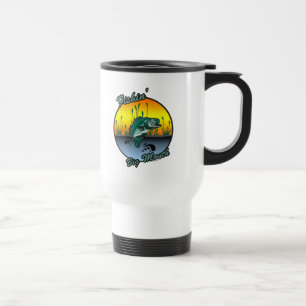 Große Shirts der Maul- und Seefischerei Reisebecher