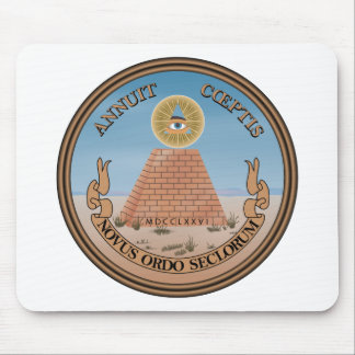 Große Siegel-Rückseiten-offizielles Wappen US Mousepad
