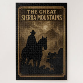 Große Sierra Berge Gold-Espresso Puzzle