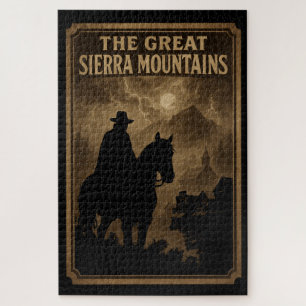 Große Sierra Berge Gold-Espresso Puzzle