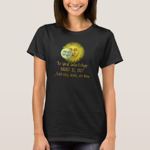 Große Sonnenfinsternis 2017 kundengerecht T-Shirt