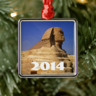 Große Sphinx aus Gizeh, Ägypten Ornament Aus Metall