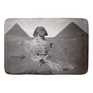 Große Sphinx & Giza-Pyramiden Nekropole Ägypten Badematte