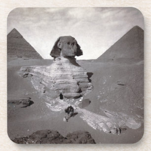 Große Sphinx & Gräberfeld der Pyramiden von Gizeh  Getränkeuntersetzer