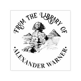 Große Sphinx von Gizeh Ägypten #1 Bibliotheksname Permastempel