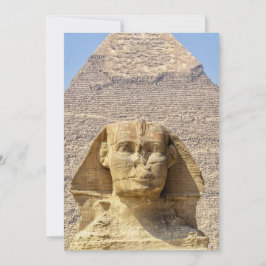Große Sphinx von Gizeh & Pyramiden Altes Ägypten  Einladung