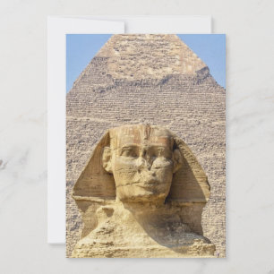 Große Sphinx von Gizeh & Pyramiden Altes Ägypten Einladung