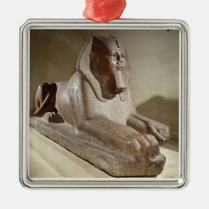 Große Sphinx, von Tanis (Granit) Ornament Aus Metall