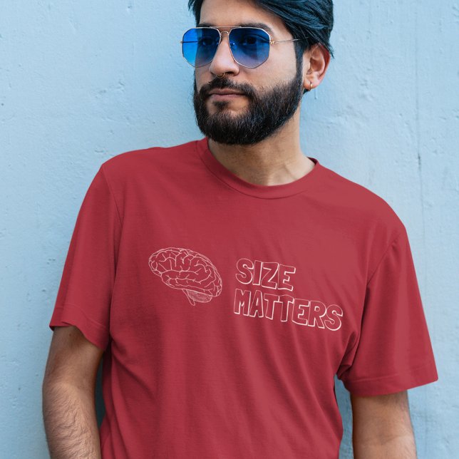 Größe spielt eine akademische Rolle T-Shirt (Von Creator hochgeladen)