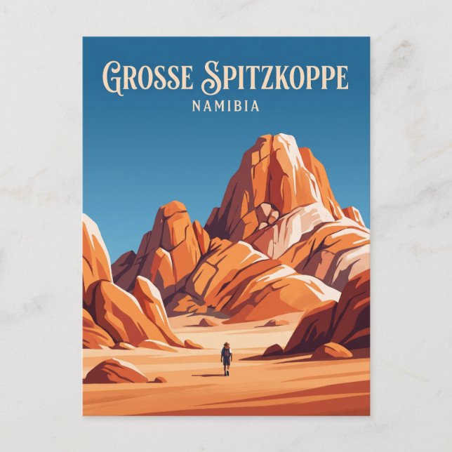 Große Spitzkoppe Namibia Postkarte (Vorderseite)