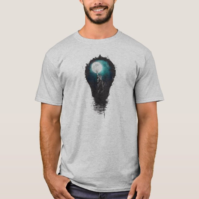 Große Stadtlichter T-Shirt (Vorderseite)