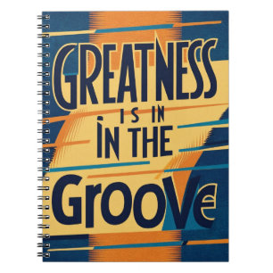 Größe steckt im Groove Notizblock