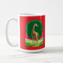 große stehende Giraffe Kaffeetasse