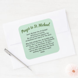 Große Sticker Gebet zum Heiligen Michael der Erzen