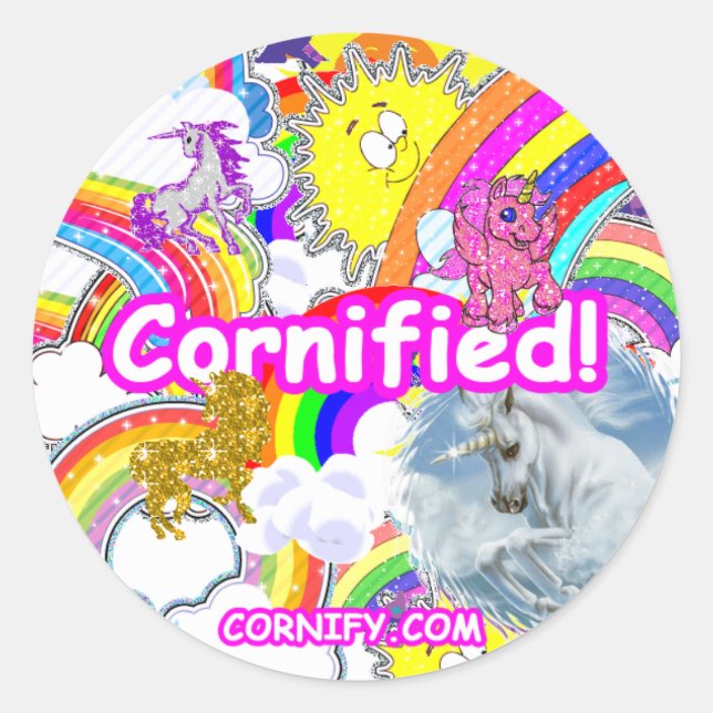 Große Sticker! Runder Aufkleber (Vorderseite)