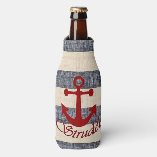 Große Strudel Flasche Cooler! Flaschenkühler (Flaschenvorderseite)