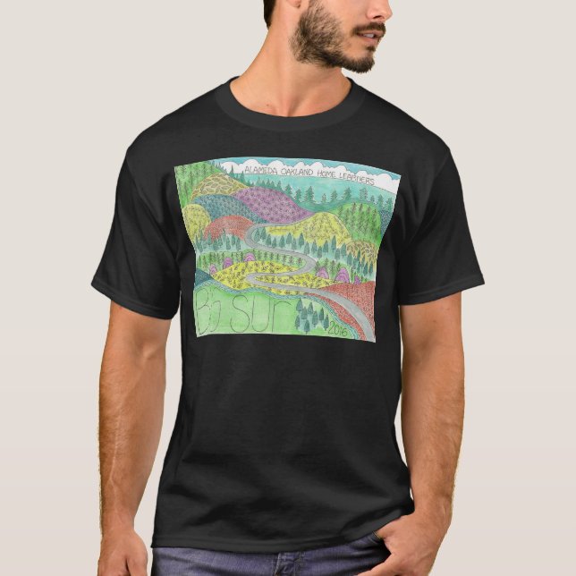 Große Sur Campings-Reise 2016 T-Shirt (Vorderseite)