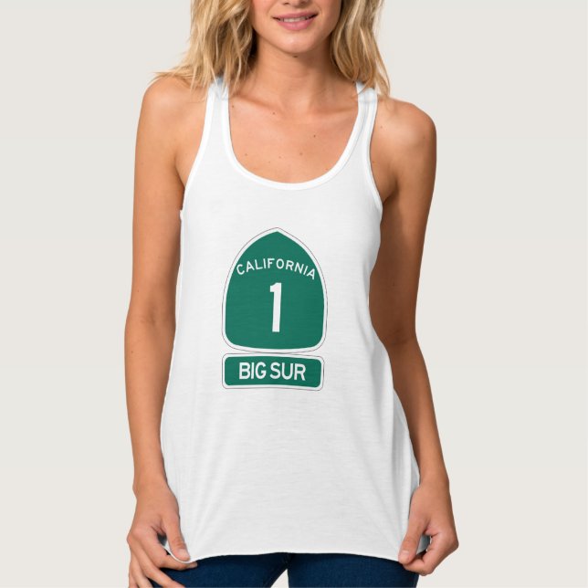Große Sur - Kaliforniens schönste Küste! Tank Top (Vorderseite)