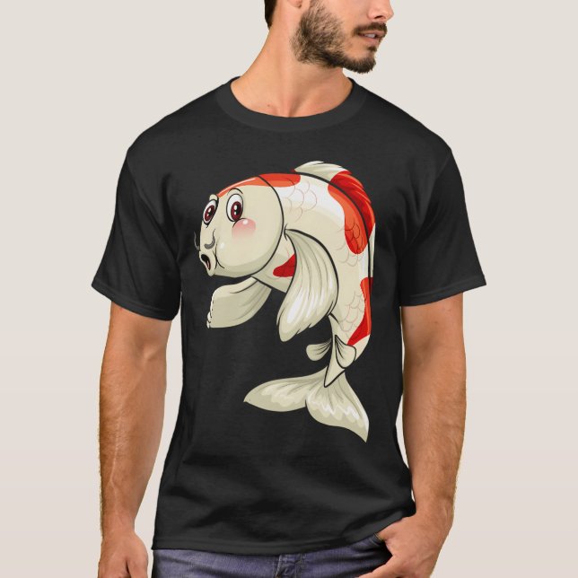 Große süße Fische T-Shirt (Vorderseite)