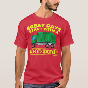 Große Tage beginnen mit einem guten Sprung feinem T-Shirt