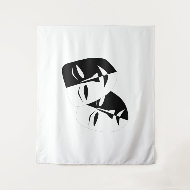 Große Tapisserie (68 Zoll x 80 Zoll) Wandteppich (Vorderseite)