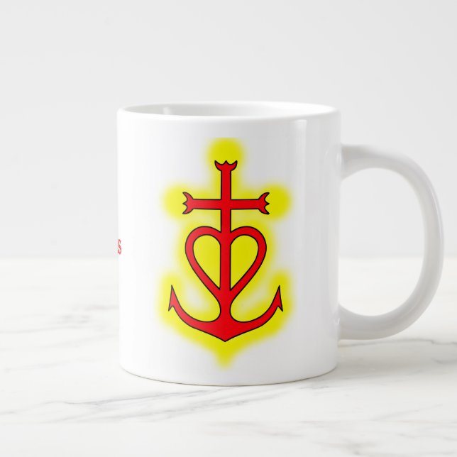 Große Tasse Camarguesisches Kreuz (Rechts)