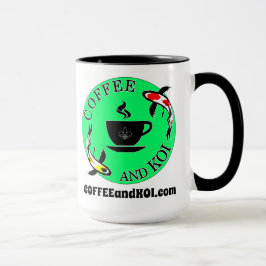 Große Tasse für Kaffee - Kaffee und Koi