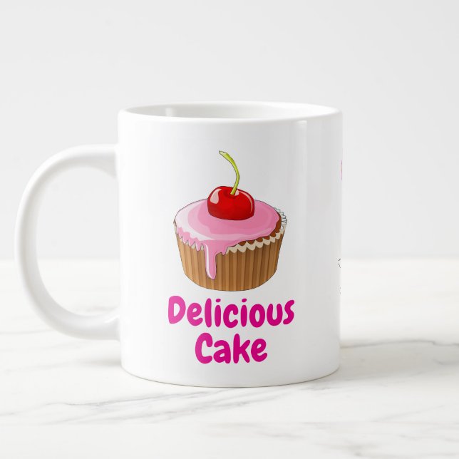 Große Tasse für Microwave Cakes (20oz Cupcake Tass (Links)