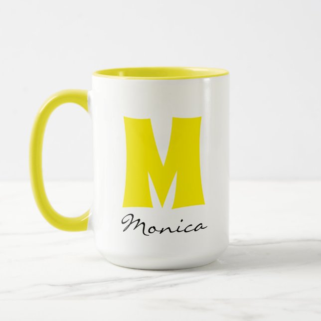 Große Tasse | Große Tasse | Script-Individuelle Na (Links)