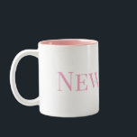 Große Tasse Kaffee<br><div class="desc">Das ist eine große weiße Kaffeetasse,  die innere Farbe ist pink,  das Wort NEW YORK steht auf ihm,  pink. Es ist eine sehr schöne und gehobene Stadt.</div>