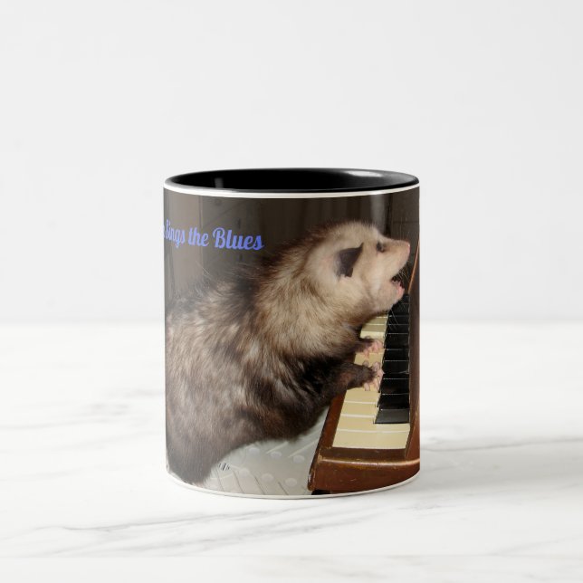 Große Tasse mit Gesang-Opossum (Mittel)