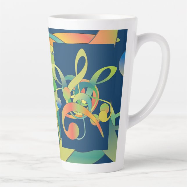 Große Tasse mit Grafikdesign von Pat Willard Desig (Rechts)