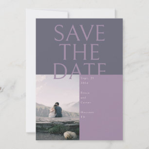 Große Textkarte Save the Date Einladung