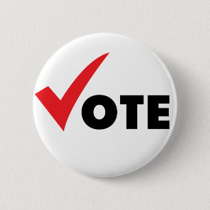 Große Ticken-Abstimmung Button