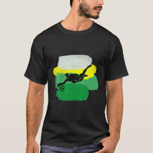 Große Torhüterin beim Fußballspiel für Spieler und T-Shirt