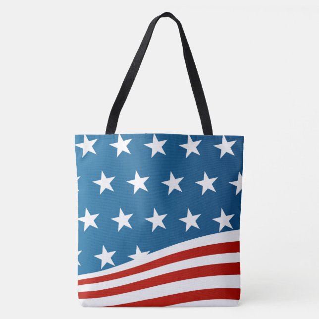 Große Tote-Tasche-Patriotik (Vorderseite)