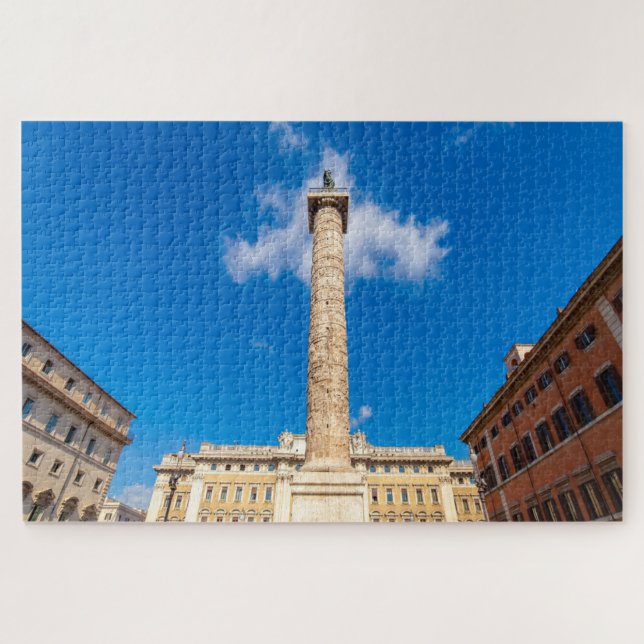 Große Traiano-Säule, Rom, Italien Puzzle (Horizontal)