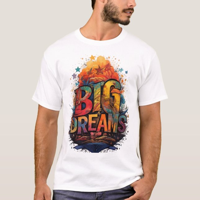 Große Träume | Abstrakte Malerei | T-Shirt (Vorderseite)