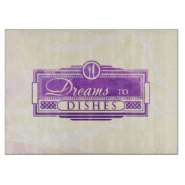Große Träume für Geschirr Schneiden Board Schneidebrett