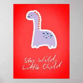 Große Träume kleines Kinderzimmer-Wandkunst Poster