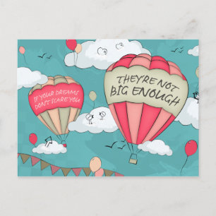 Große Träume Postkarte