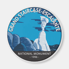 Große Treppe Escalante Nationales Monument Utah Magnet